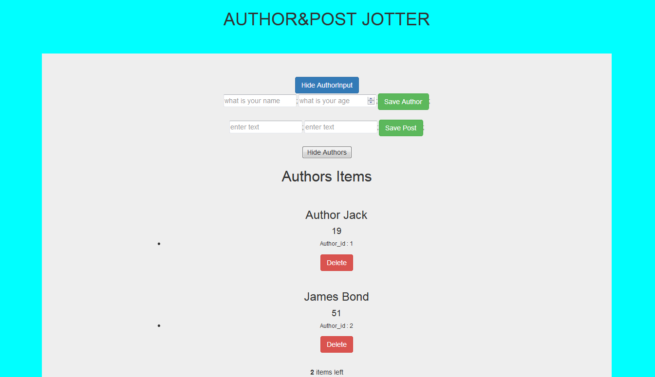 jotter webpage screenshot